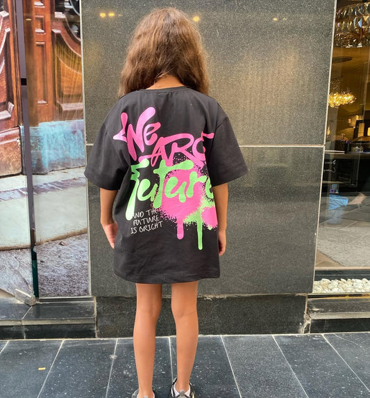 Back Print Black Shirt