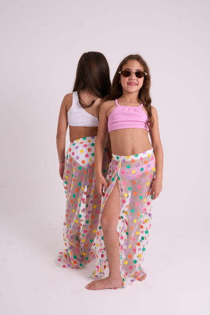 Rainbow Dot Cover Up