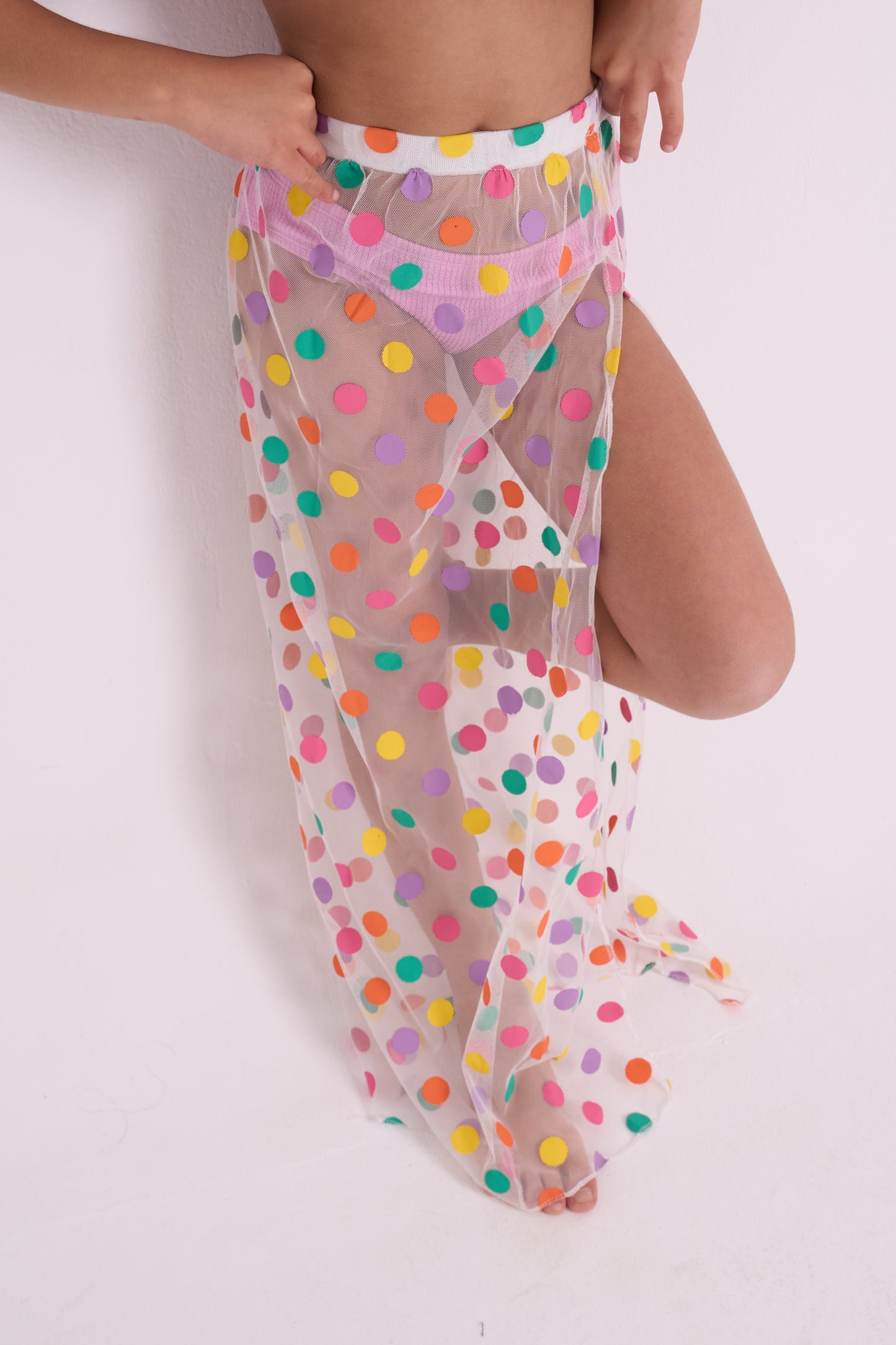 Rainbow Dot Cover Up