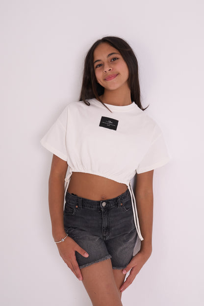 Everyday White Crop Top