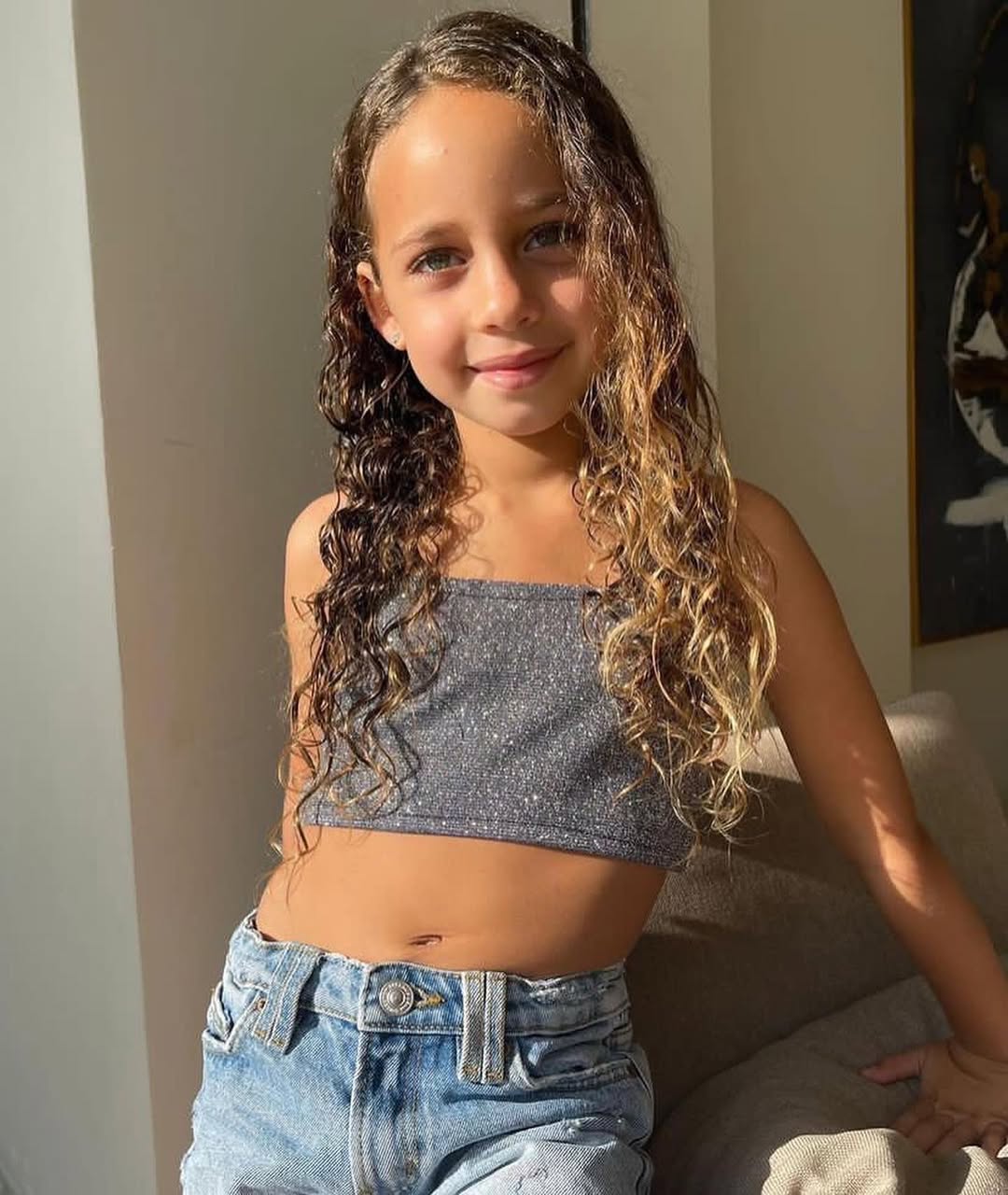 Glitter Crop Top