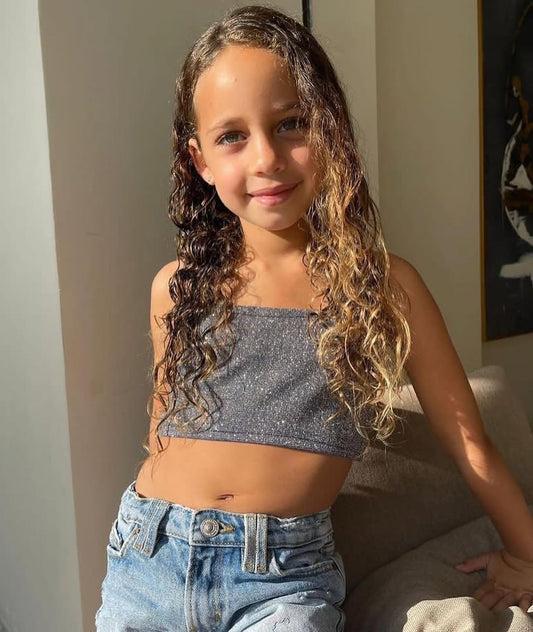 Glitter Crop Top